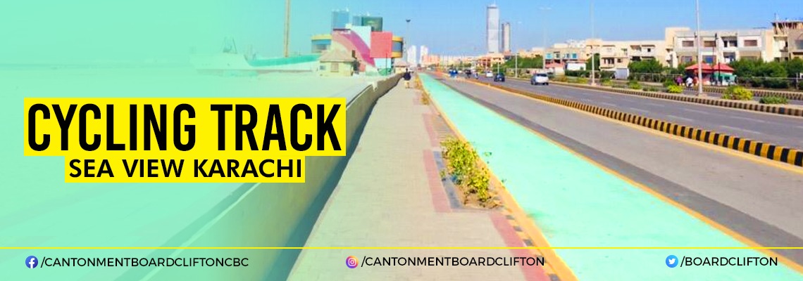 Cycling track of Sea View Karachi